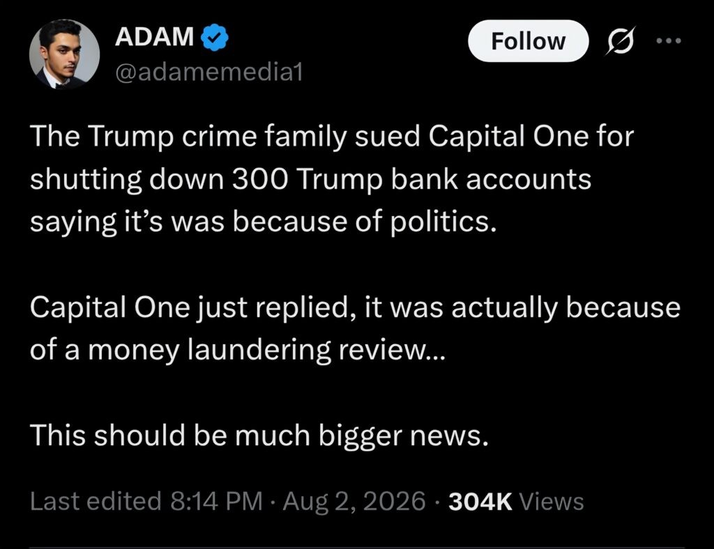 We have a criminal president.